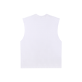 Anaconda Raw Edge Cotton Tank Top