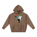 Birds of Paradise Oversize Fleeced Hoodie