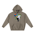 Birds of Paradise Oversize Fleeced Hoodie