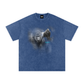 Gorilla Snow Washed Oversized Cotton T-Shirt