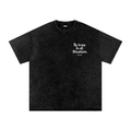 Panther Snow Washed Oversized Cotton T-Shirt