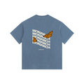 Monarch Vintage Washed Oversized Cotton T-Shirt