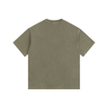 Kingdom Wildlife Logo Vintage Washed Oversized Cotton T-Shirt
