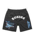 MARINE BLACK NYLON SHORTS