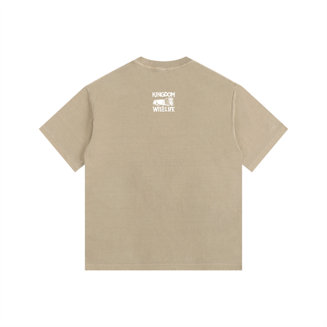 Zebra 1992 Vintage Washed Oversized Cotton T-Shirt