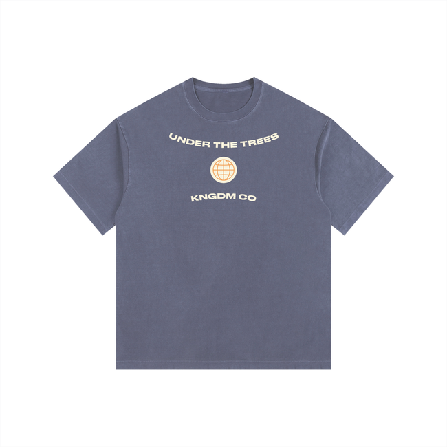 Monarch Vintage Washed Oversized Cotton T-Shirt