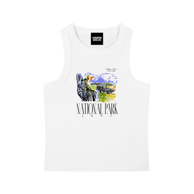 Zebra 1992 Women's Snow Washed Tank Top