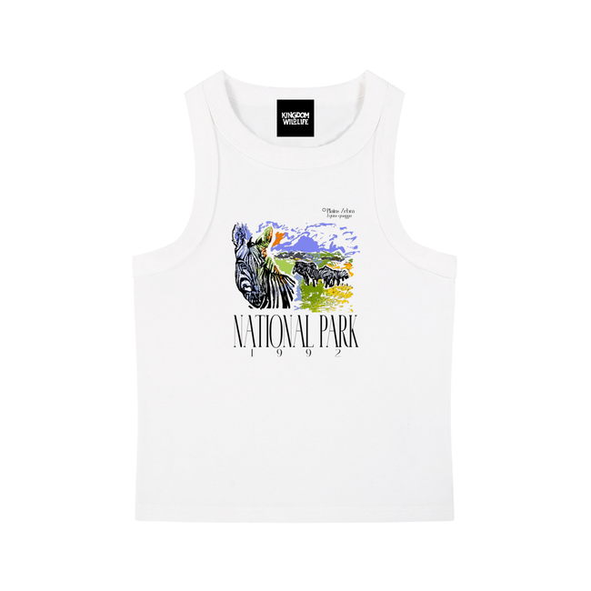 Zebra 1992 Women's Snow Washed Tank Top
