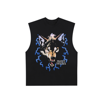 Now or Never Raw Edge Cotton Tank Top