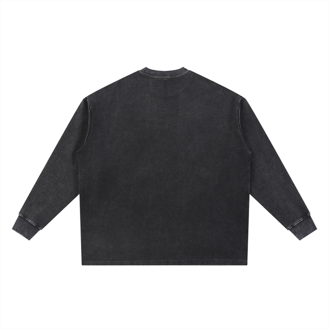 Protect Our Oceans Mineral Wash Waffle Long Sleeve