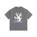 Lead the Pack Vintage Washed Oversized Cotton T-Shirt