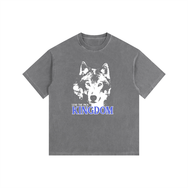 Lead the Pack Vintage Washed Oversized Cotton T-Shirt