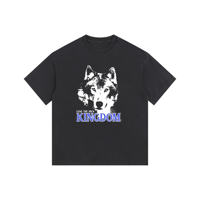 Lead the Pack Vintage Washed Oversized Cotton T-Shirt