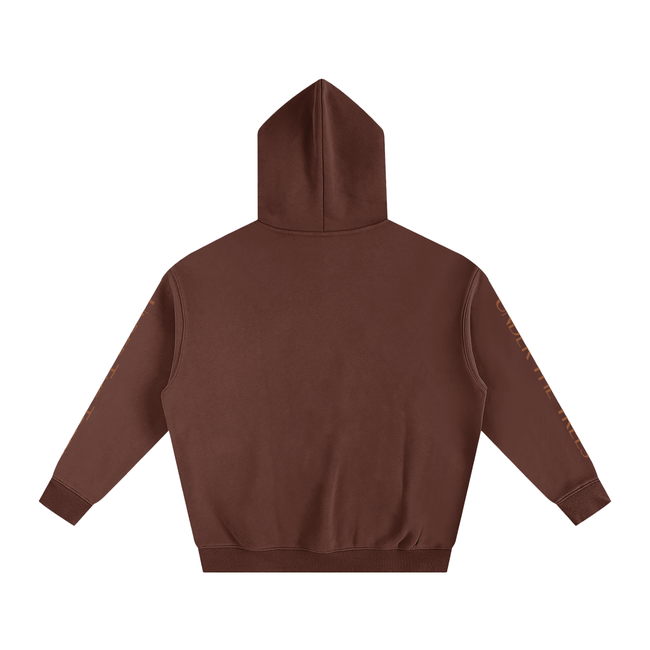 Big Cat Oversize Fleeced Hoodie