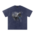 Gorilla Snow Washed Oversized Cotton T-Shirt