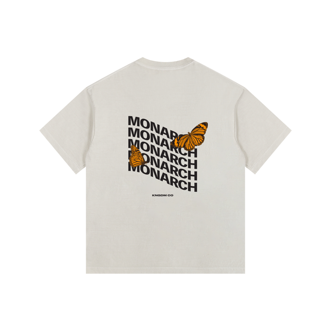 Monarch Vintage Washed Oversized Cotton T-Shirt