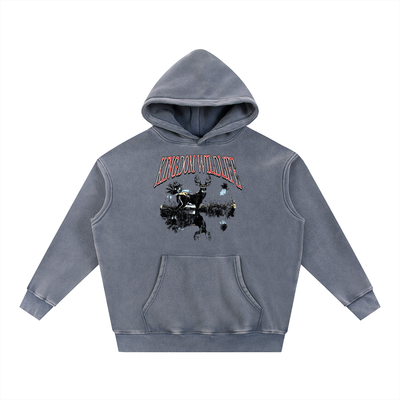 Reflection Snow Wash Fleece Oversize Hoodie