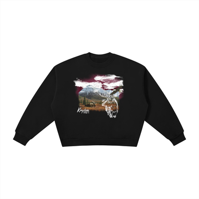 Manifest Destiny Boxy Fleece Crewneck Sweatshirt