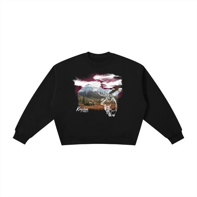 Manifest Destiny Boxy Fleece Crewneck Sweatshirt