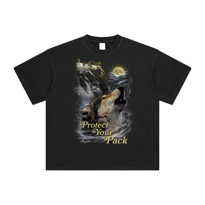 Hill Top Washed T-Shirt (Black)