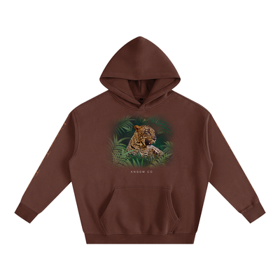 Big Cat Oversize Fleeced Hoodie