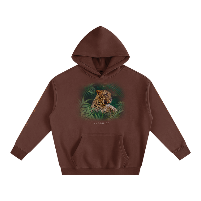 Big Cat Oversize Fleeced Hoodie