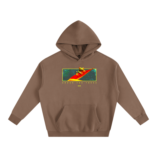 Tree Frog Oversize Fleeced Hoodie