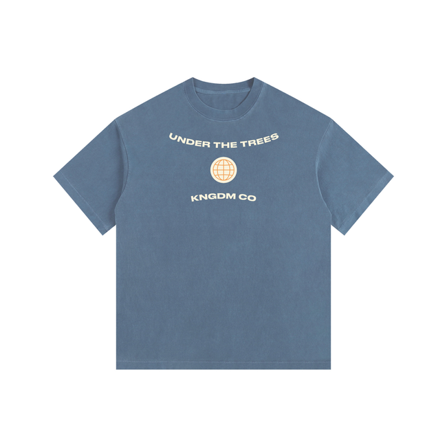 Monarch Vintage Washed Oversized Cotton T-Shirt