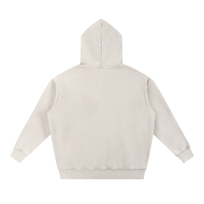 Zebra 1992 Snow Wash Fleece Oversize Hoodie