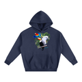 Birds of Paradise Oversize Fleeced Hoodie