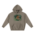 Big Cat Oversize Fleeced Hoodie
