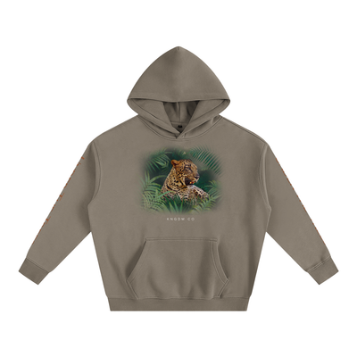 Big Cat Oversize Fleeced Hoodie