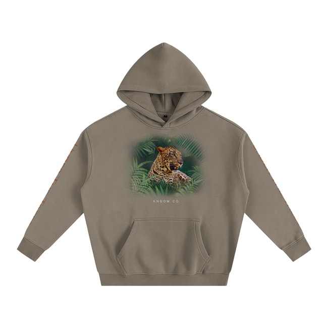 Big Cat Oversize Fleeced Hoodie