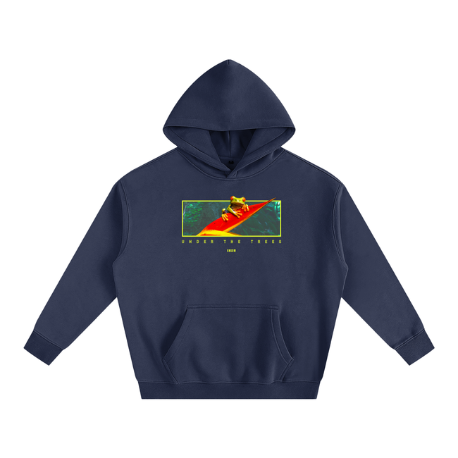 Tree Frog Oversize Fleeced Hoodie