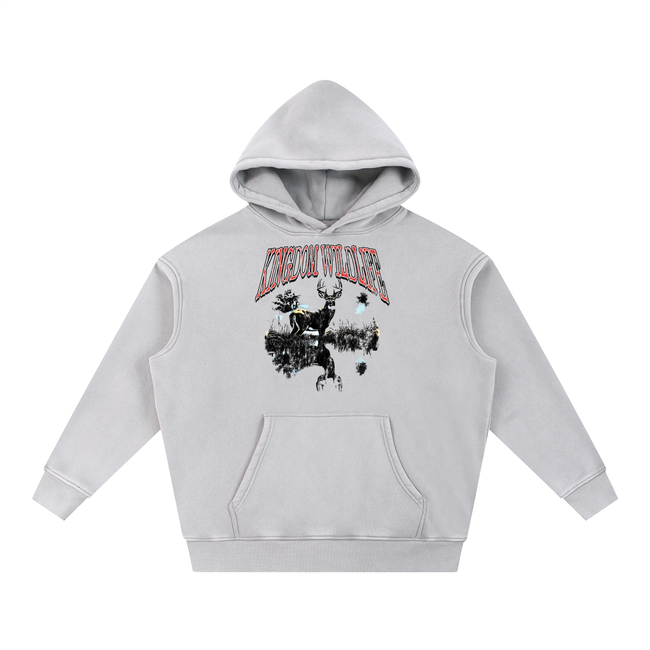 Reflection Snow Wash Fleece Oversize Hoodie