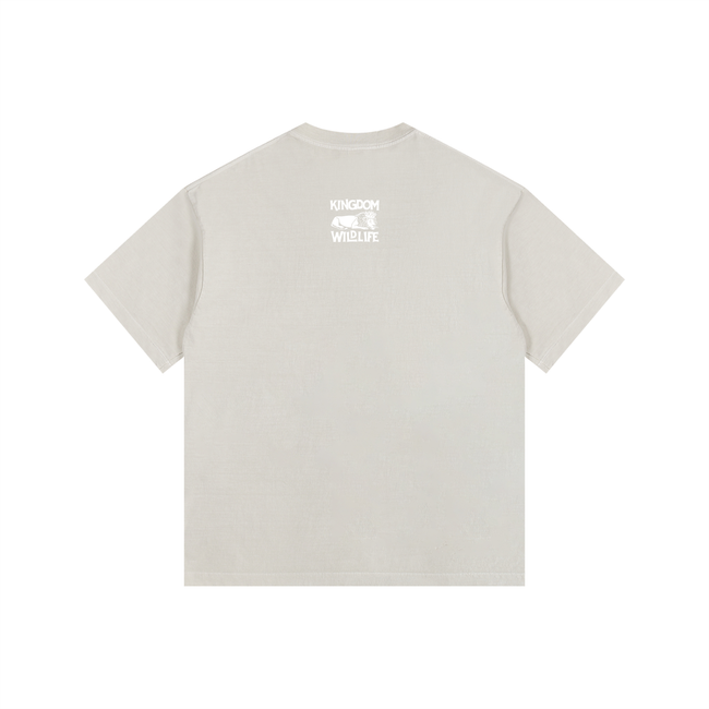 Zebra 1992 Vintage Washed Oversized Cotton T-Shirt