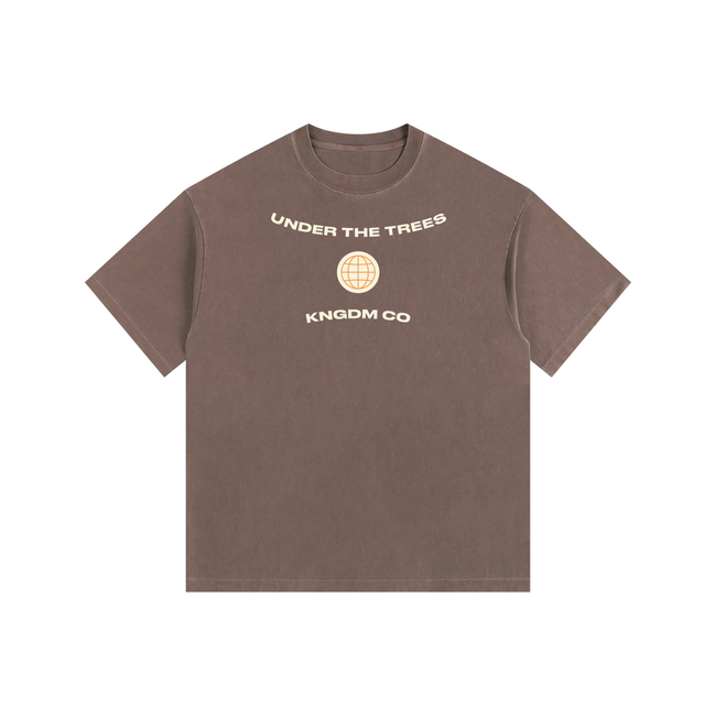 Monarch Vintage Washed Oversized Cotton T-Shirt