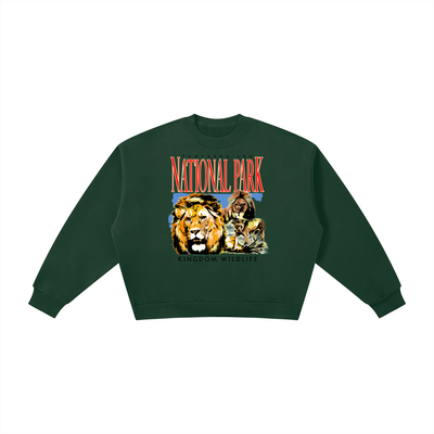 Kingdom National Park Boxy Fleece Crewneck Sweatshirt