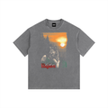 Dusk Vintage Washed Oversized Cotton T-Shirt