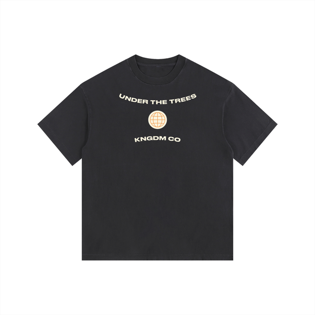 Monarch Vintage Washed Oversized Cotton T-Shirt