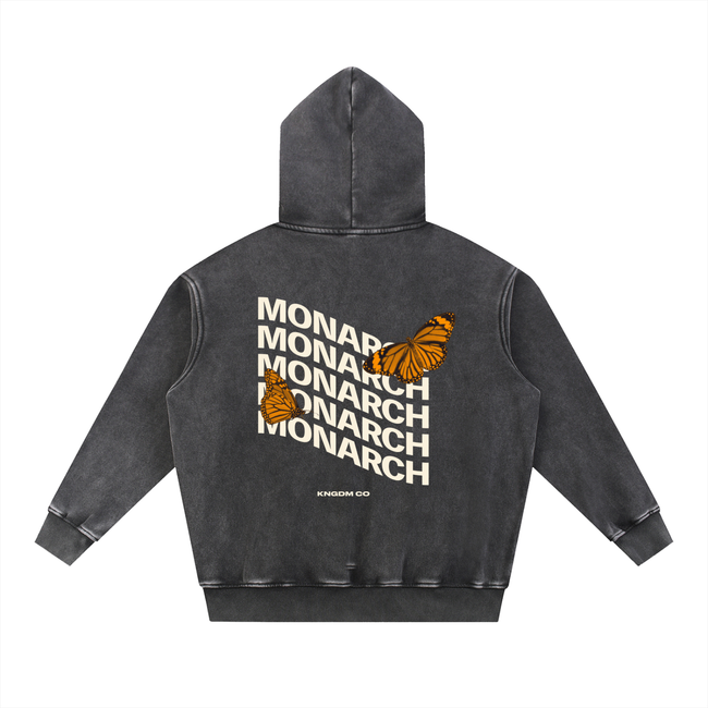 Monarch Snow Wash Fleece Oversize Hoodie