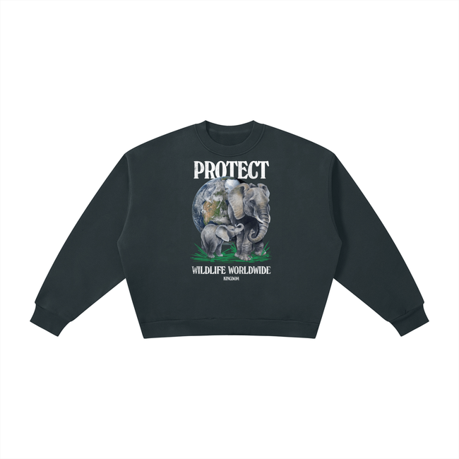 PWW Boxy Fleece Crewneck Sweatshirt