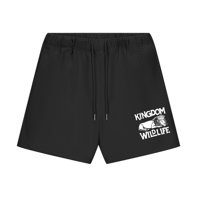 Kingdom Wildlife Unisex Heavyweight Fleece Loose Fit Shorts