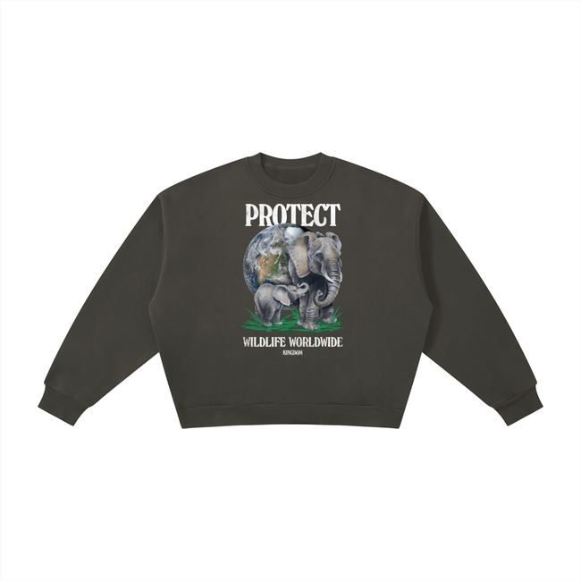 PWW Boxy Fleece Crewneck Sweatshirt