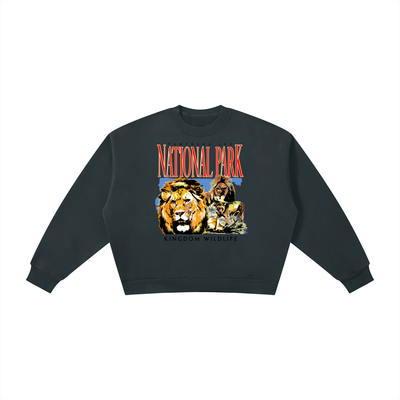 Kingdom National Park Boxy Fleece Crewneck Sweatshirt