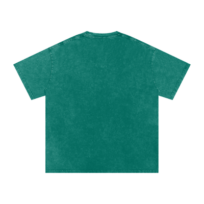 Big Cat Snow Washed Oversized Cotton T-Shirt