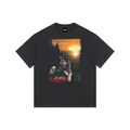 Dusk Vintage Washed Oversized Cotton T-Shirt