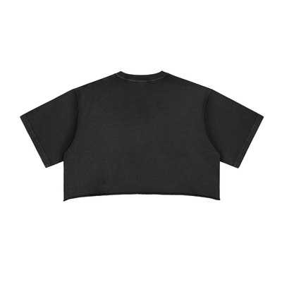 Tree Frog Women's Snow Washed Raw Edge Crop Top