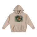 Big Cat Oversize Fleeced Hoodie