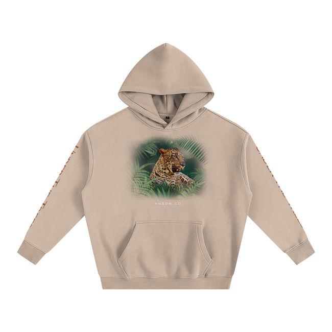 Big Cat Oversize Fleeced Hoodie
